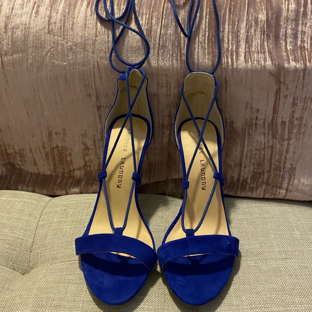 Blue heels